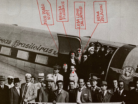 FCCB members on an excursion to Paquetá Island to visit the Sociedade Fluminense de Fotografia, with some of the women photographers signaled out