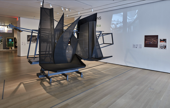 Installation view of Reconstructions: Architecture and Blackness in America