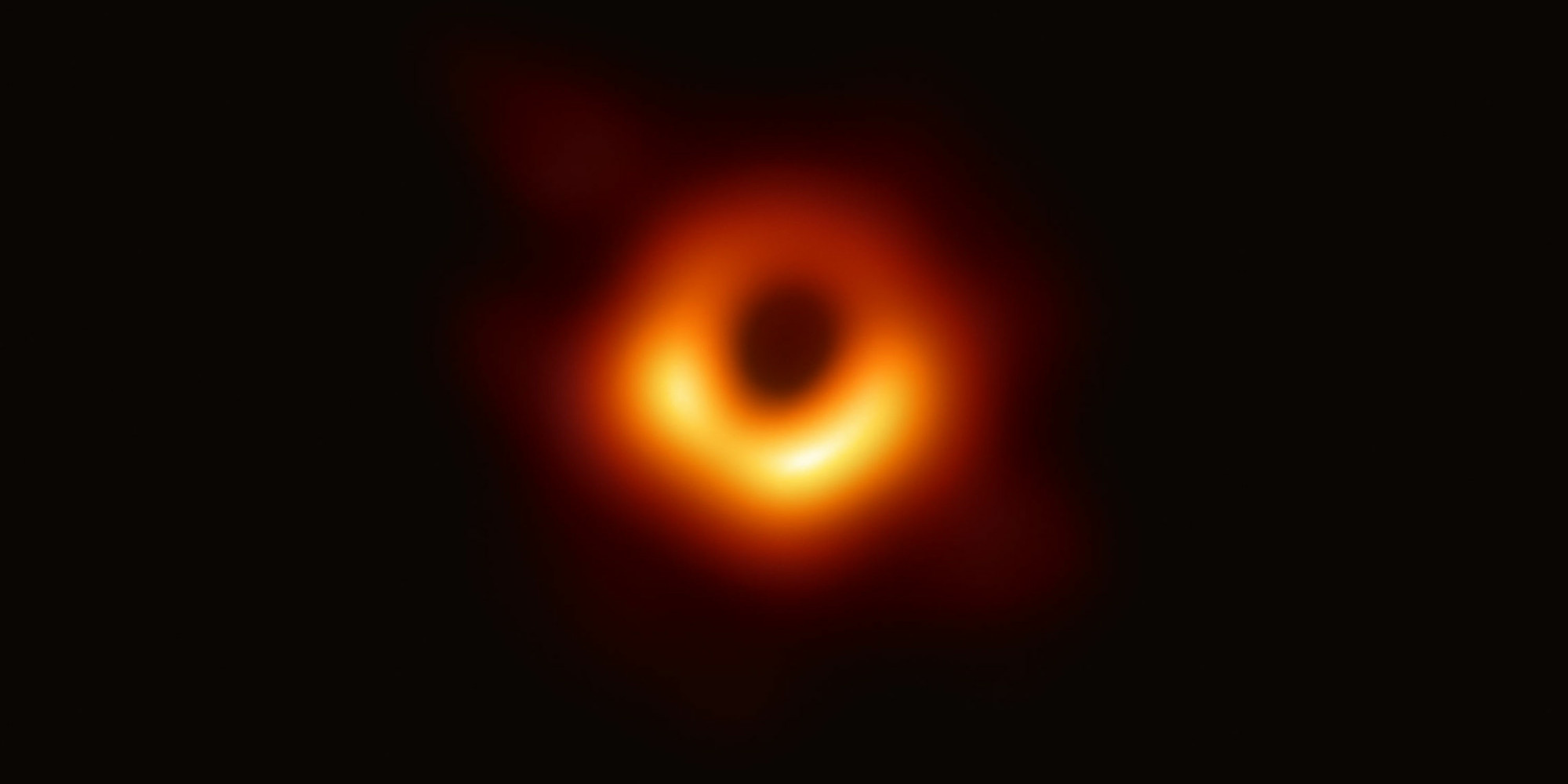 The Event Horizon Telescope Collaboration. Galaxy M87. April 10, 2019. Inkjet print, 16 × 16" (40.6 × 40.6 cm). Gift of Peter Galison on behalf of the Event Horizon Telescope Collaboration
