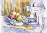 Paul Cézanne. The Dessert (Le Dessert). c. 1900–06. Pencil and watercolor on paper. Private collection