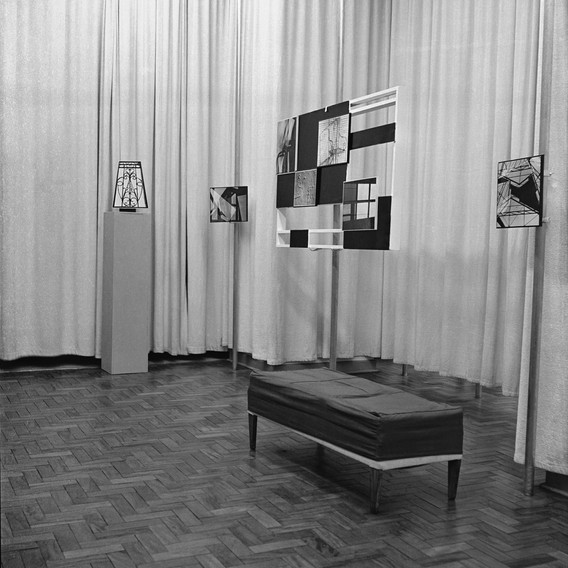 Installation view of Geraldo de Barros, Fotoforma, Museu de Arte Moderna de São Paulo, January 1951