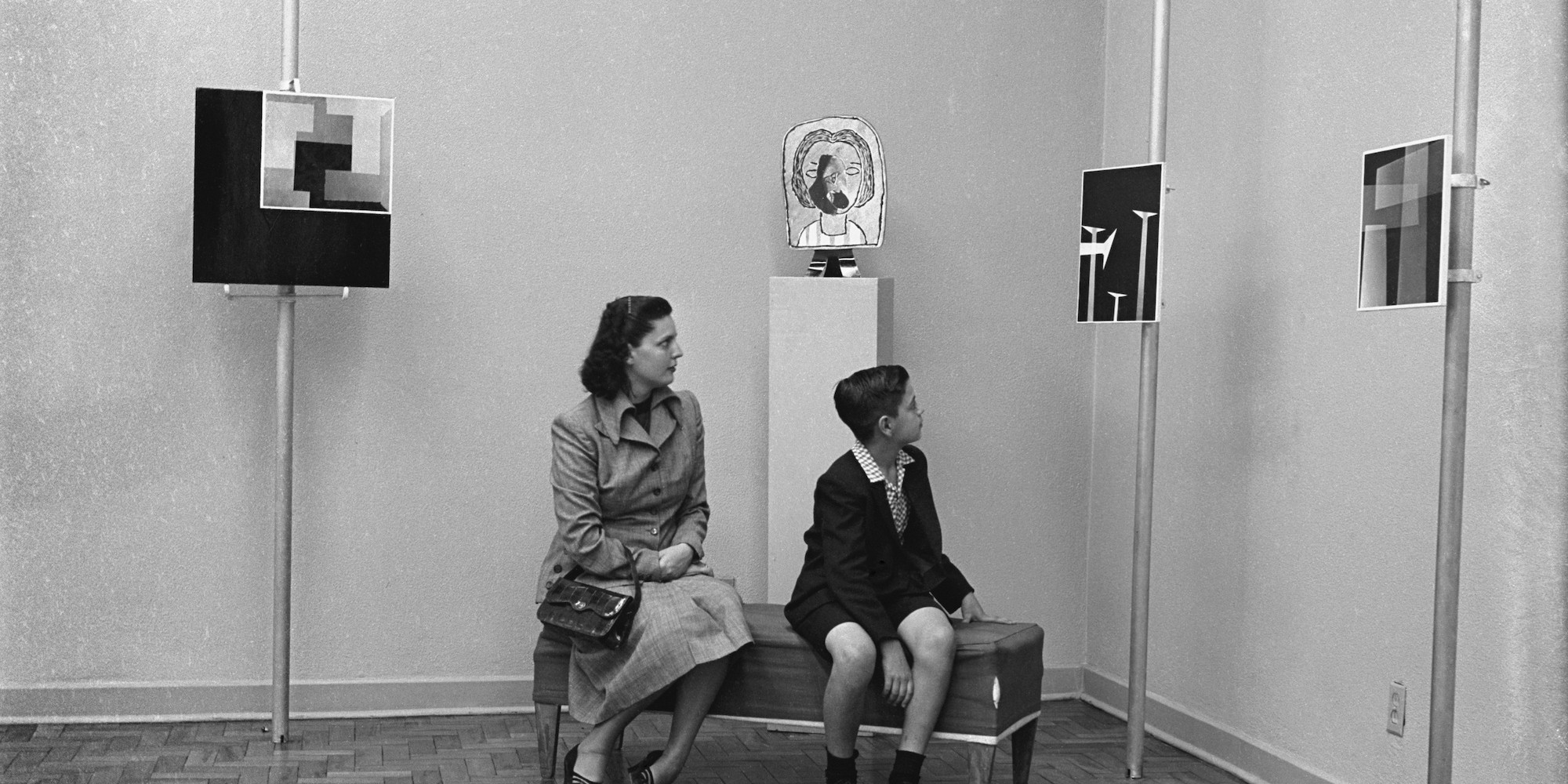 Installation view of Geraldo de Barros, Fotoforma, Museu de Arte Moderna de São Paulo, January 1951