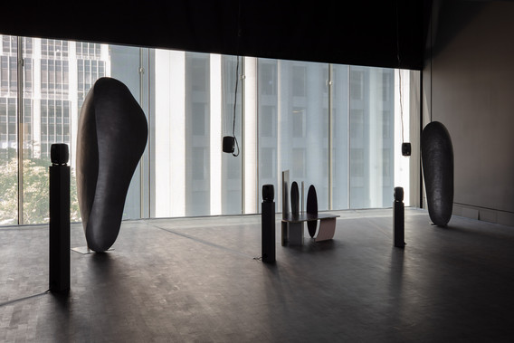 Installation view of Temper Clay