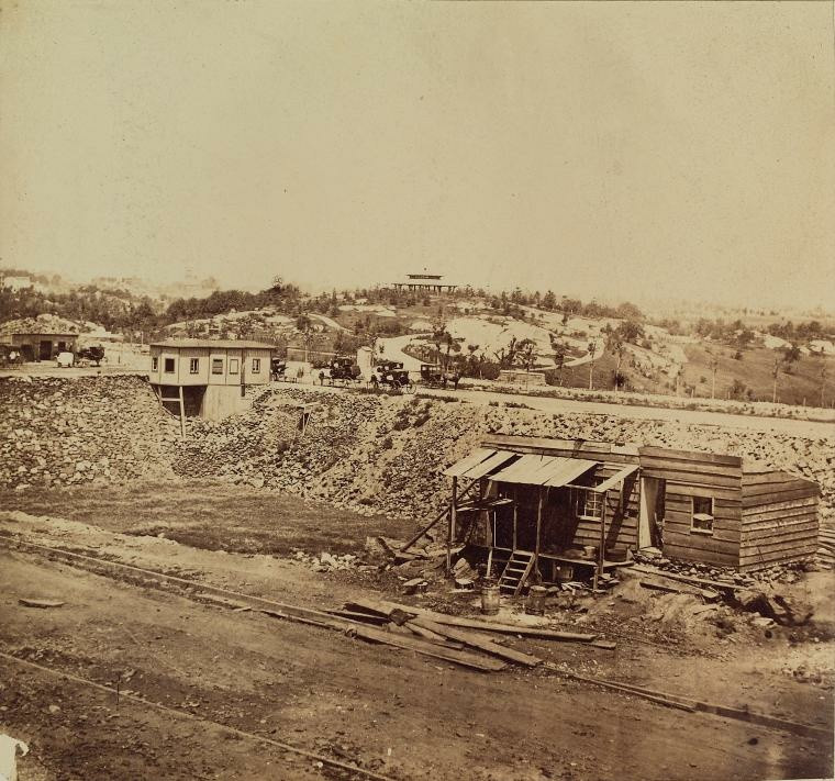 “Summer house East from 8th Ave.” Rare Book Division, The New York Public Library