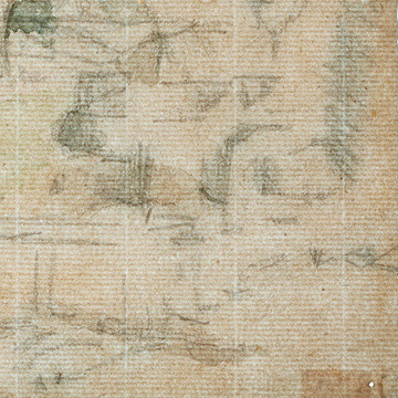 Detail of Cézanne’s The Bridge at Gardanne (1885–86), showing the ribbed texture of laid paper