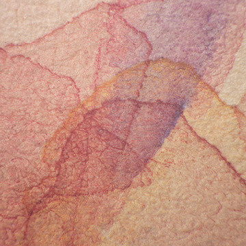 Detail of Cézanne’s Foliage (1900–04), showing layers of defined brushstrokes with ridges of pigment at their edges
