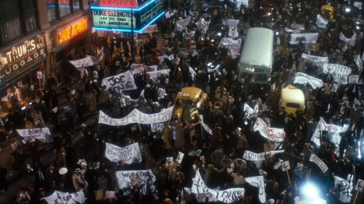A still from Malcolm X