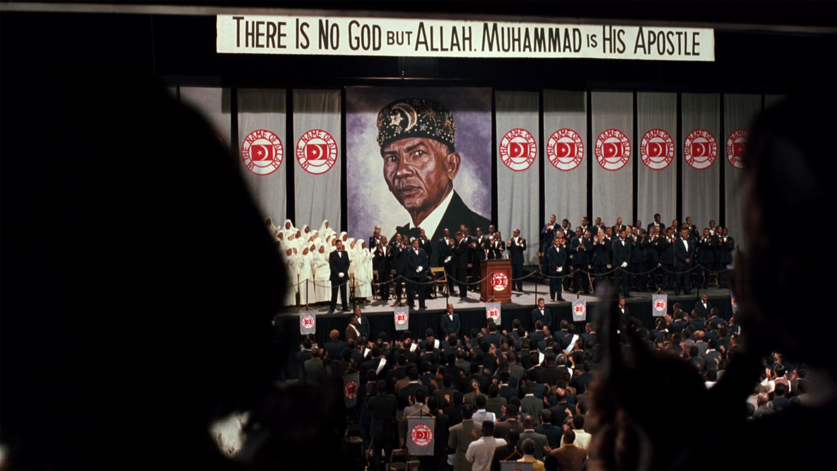 A still from Malcolm X