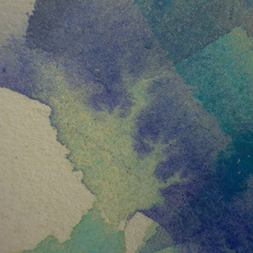 Detail of Cézanne’s Foliage (1900–04), showing diffuse color mixing when strokes of wet paint bleed together