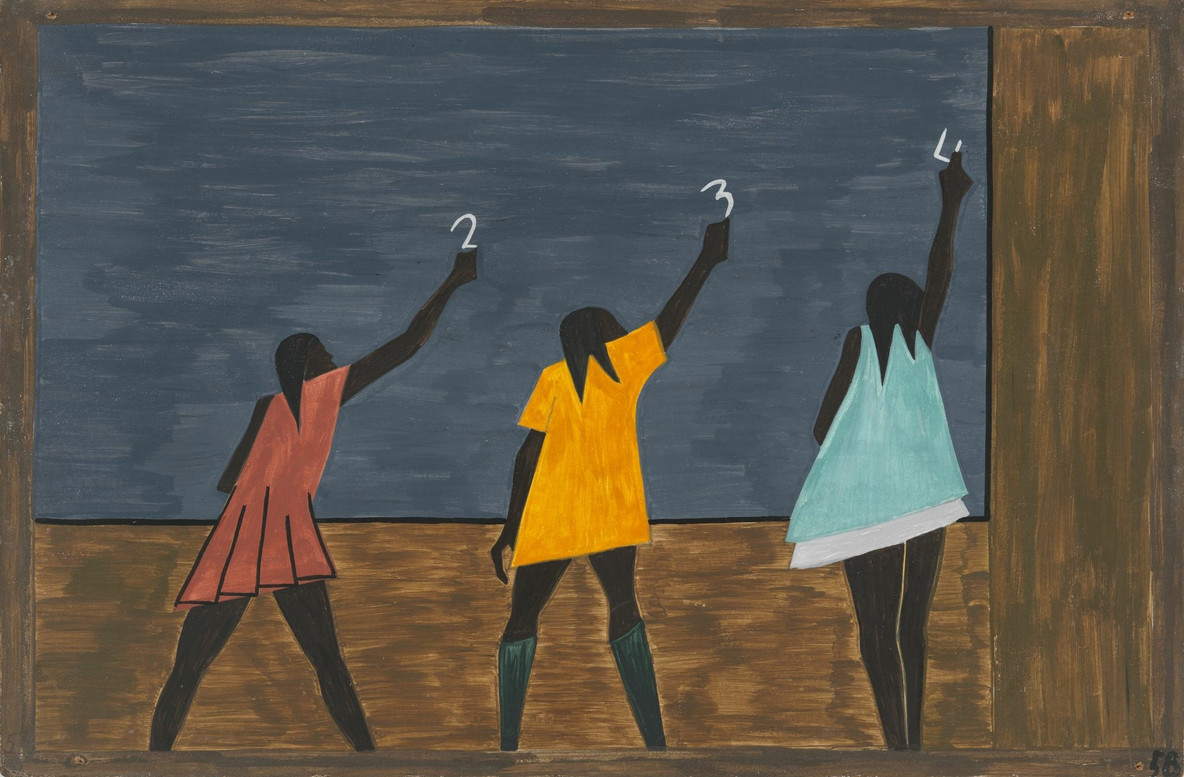 Jacob Lawrence. En el norte los negros tenían mayor acceso a la educación. 1940–41