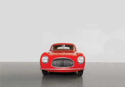 Pininfarina (Battista “Pinin” Farina). Cisitalia 202 GT Car. 1946. Aluminum body, 49 × 57 5/8 × 158&#34; (124.5 × 146.4 × 401.3 cm). Manufacturer: S.p.A. Carrozzeria Pininfarina, Torino, Italy. The Museum of Modern Art, New York. Gift of the manufacturer