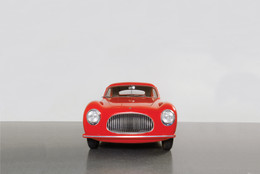 Pininfarina (Battista “Pinin” Farina). Cisitalia 202 GT Car. 1946. Aluminum body, 49 × 57 5/8 × 158&#34; (124.5 × 146.4 × 401.3 cm). Manufacturer: S.p.A. Carrozzeria Pininfarina, Torino, Italy. The Museum of Modern Art, New York. Gift of the manufacturer