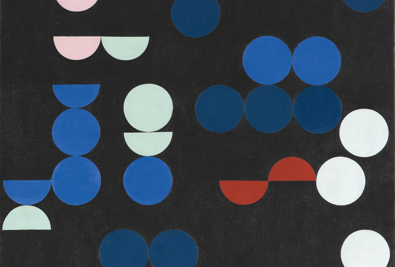 Sophie Taeuber-Arp. Animated Circle Picture. 1935. Oil on canvas. Albright-Knox Art Gallery, Buffalo, N.Y. Charles Clifton Fund. Courtesy Albright-Knox Art Gallery
