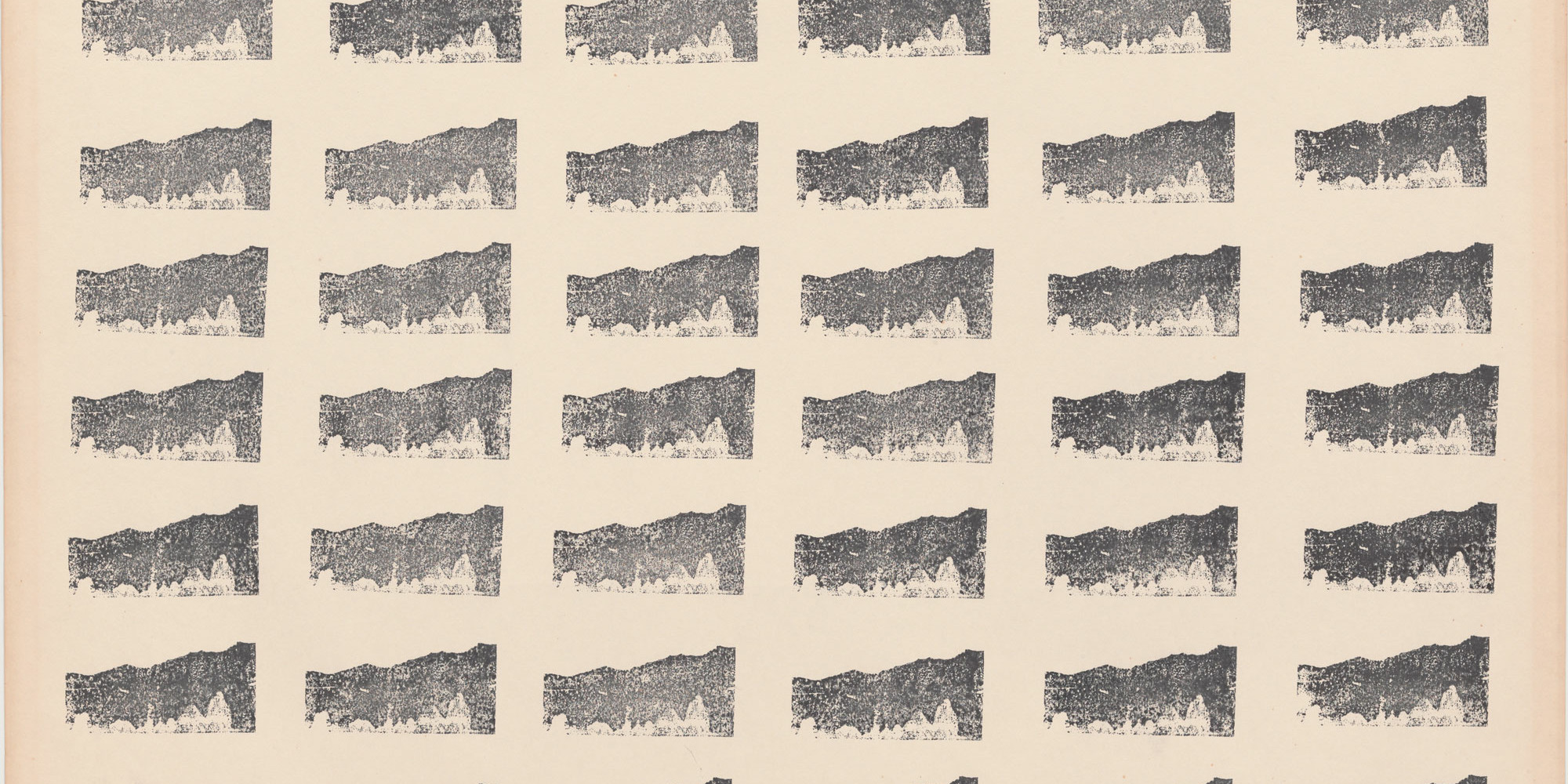 Carmela Gross. Stamp (Carimbo). 1978. Stamped ink on paper, composition (irreg.): 23 1/16 × 36&#34; (58.5 × 91.5 cm); sheet: 27 11/16 × 39 3/16&#34; (70.3 × 99.5 cm). Unique edition. Latin American and Caribbean Fund through gift of Yvonne Dadoo de Lewis
