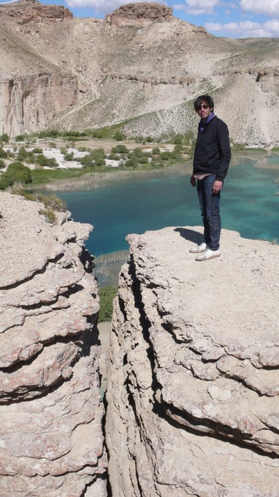 Mario García Torres in Band-e Amir National Park