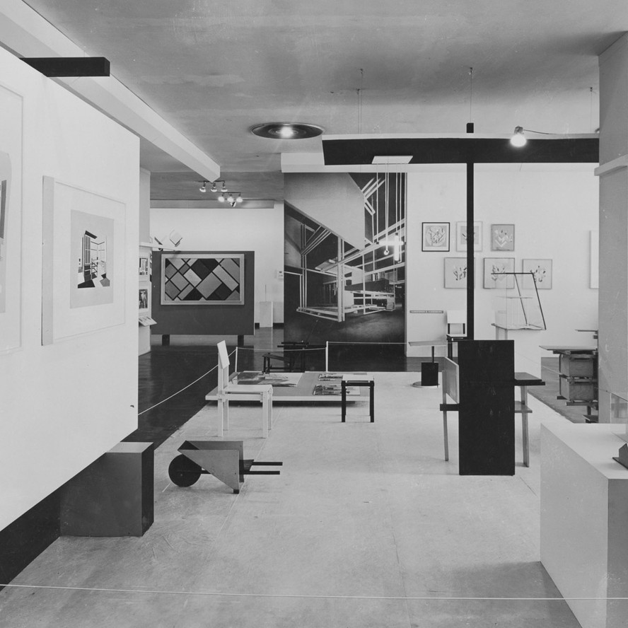 Installation view of the exhibition De Stijl, December 16, 1952–February 15, 1953