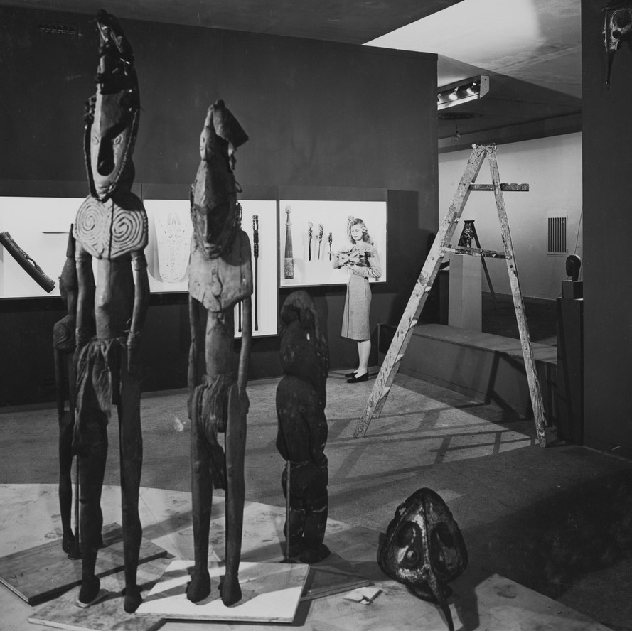 Installation view of the exhibition Arts of the South Seas, January 29–May 19, 1946