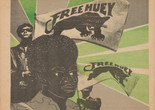 Emory Douglas. Back cover, The Black Panther Newspaper, vol. 3, no. 2 (Free Huey). 1969. Two-color ink on newsprint, 17 5/8 × 11 1/2&#34; (44.8 × 29.2 cm). Publisher: Black Panther Party. The Museum of Modern Art, New York. Collection of Patrick and Nesta McQuaid and Akili Tommasino, gift of the Committee on Architecture and Design Funds. © Emory Douglas/Artists Rights Society (ARS), New York