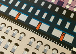 Proof sheet for different building types for the Block Builder toolkit. illustrated buildings are inspired from buildings around Long Island City.