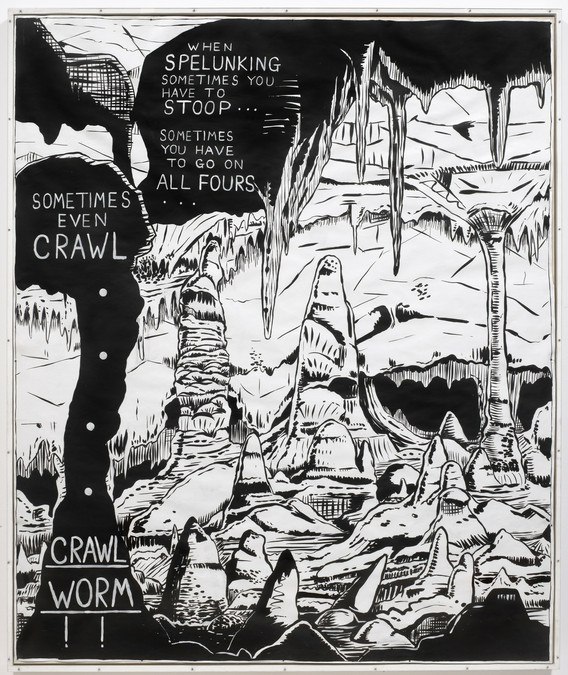 Mike Kelley. Exploring from Plato’s Cave, Rothko’s Chapel, Lincoln’s Profile. 1985