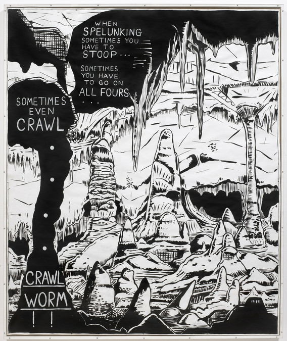 Mike Kelley. Exploring from Plato’s Cave, Rothko’s Chapel, Lincoln’s Profile. 1985