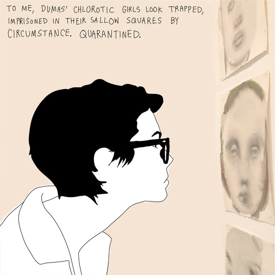 Illustration from Erin Williams’s “Love Sick” for Drawn to MoMA
