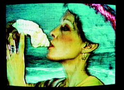 Joan Jonas. Still from Double Lunar Dogs. 1984. Video (color, sound), 24 min. The Museum of Modern Art, New York. Purchase. © 2021 Joan Jonas. Image courtesy Electronic Arts Intermix (EAI), New York