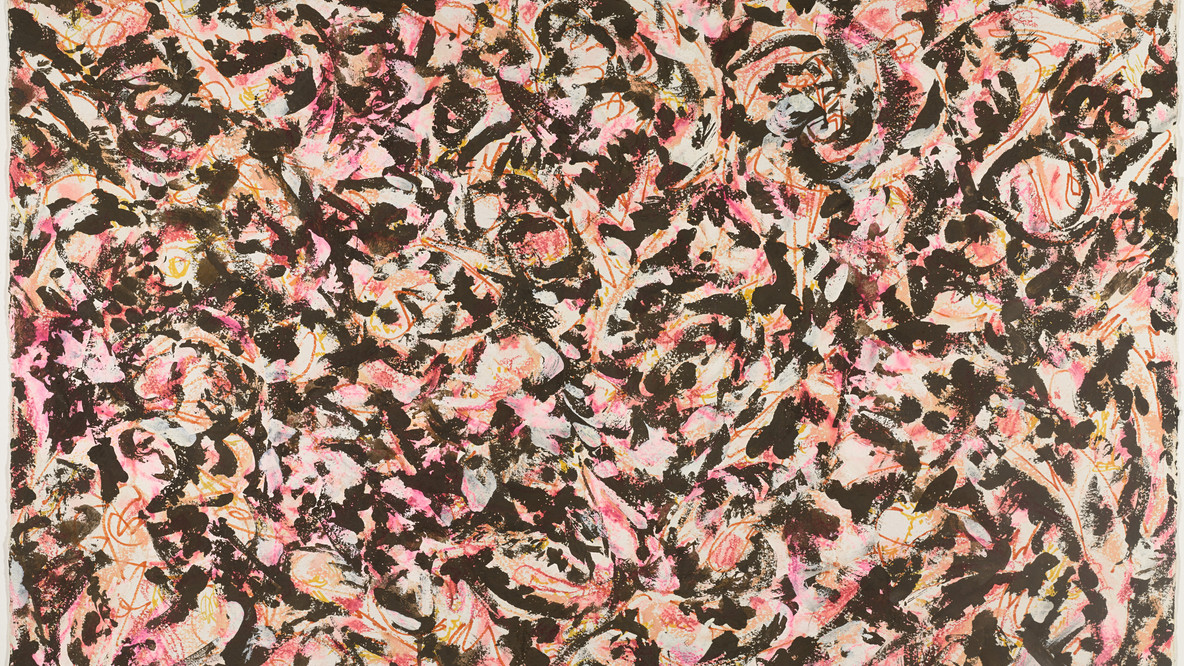 Lee Krasner. Untitled. 1964. Felt-tip pen, pastel, and acrylic on paper, 22 1/4 × 30 3/8&#34; (56.5 × 77.2 cm). Acquired with matching funds from an anonymous donor and the National Endowment for the Arts. © 2022 Pollock-Krasner Foundation/Artists Rights Society (ARS), New York. Photo: John Wronn