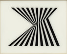 Bridget Riley. Untitled (Fragment 1) from Fragments. 1956, screenprint on plexiglass, composition: 18 3/8 x 25" (46.7 x 63.5 cm); sheet: 26 1/2 x 33" (67.3 x 83.8 cm). Edward John Noble Foundation Fund. © 2021 Bridget Riley. Digital Image © 2020 MoMA, N.Y.