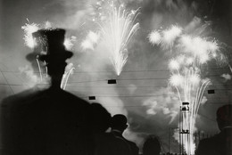 Brassaï (Gyula Halász). Fireworks on the Night of Longchamp. 1936. Gelatin silver print, 19 5/8 × 15 15/16&#34; (49.9 × 40.5 cm). David H. McAlpin Fund. © Estate Brassaï-RMN