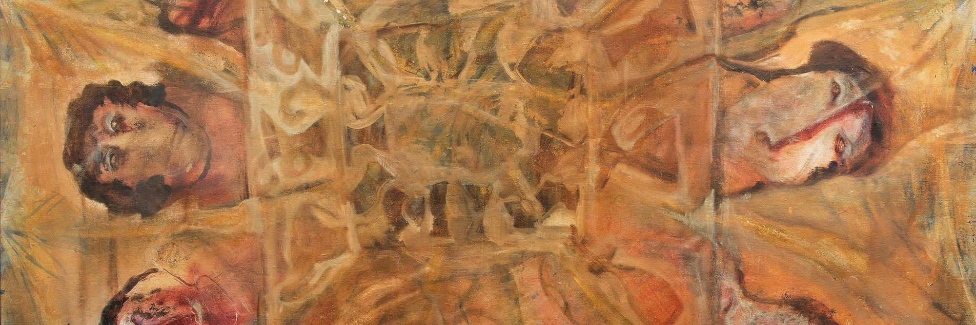Kamala Ibrahim Ishag. Untitled. 1980/1990. Oil on canvas, 70 7/8 × 69 11/16&#34; (180 × 177 cm). Gift of Marie-Josée and Henry R. Kravis in honor of Jean Pigozzi. © Kamala Ibrahim Ishag