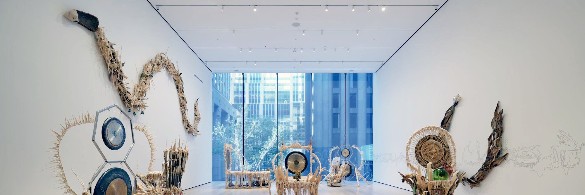 Installation view of the gallery Guadalupe Maravilla: Luz y fuerza, The Museum of Modern Art, New York, October 30, 2021–October 30, 2022. Photo: David Almeida. Digital Image ©️ 2021 The Museum of Modern Art, New York