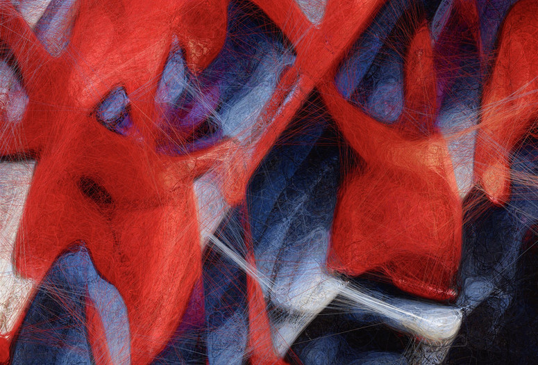 Refik Anadol Studio. Unsupervised — Machine Hallucinations — MoMA — Dreams A (detail). 2021. Courtesy the artist and Feral File