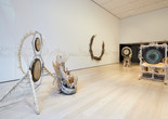 Installation view of the gallery &#34;Guadalupe Maravilla: Luz y Fuerza&#34; in the exhibition &#34;Collection 1970s–Present,” October 30, 2021 - October 30, 2022. The Museum of Modern Art, New York. Digital Image © 2021 The Museum of Modern Art, New York. Photo by David Almeida