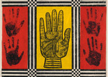 Betye Saar. Palm of Love. 1966. Etching with relief printing. Publisher: the artist, Los Angeles. Printer: the artist, Los Angeles. Edition: planned edition of 20, five known impressions. Committee on Drawings and Prints Fund