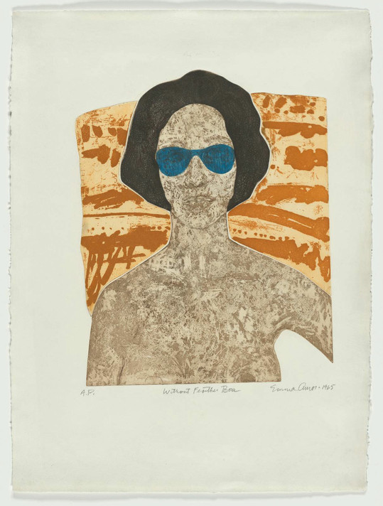 Emma Amos. Without Feather Boa. 1965
