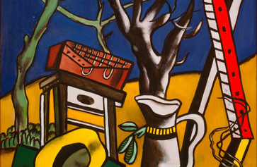 Fernand Léger. Landscape with Yellow Hat. 1952. Oil on canvas. Gift of Mr. and Mrs. David M. Solinger. © 2021 Artists Rights Society (ARS), New York/ADAGP, Paris