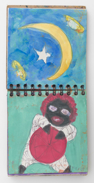 Betye Saar. Page 64 and 65 from Sketchbook. 2020