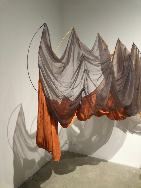 Rosemary Mayer. Hipsipyle (detail). 1973. Installation view, Rosemary Mayer: Ways of Attaching, Swiss Institute, September 9, 2021–January 9, 2022