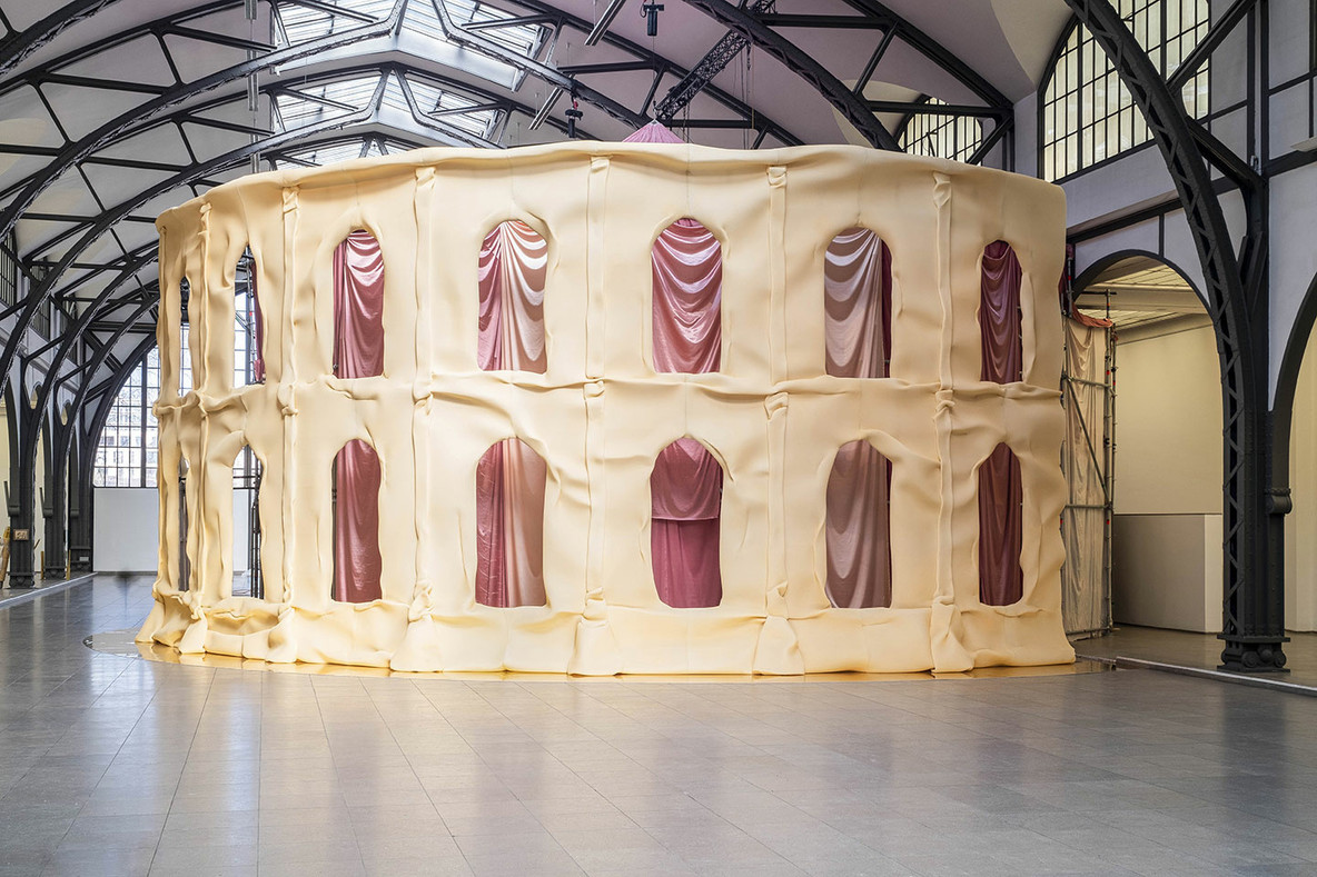 Pauline Curnier Jardin. Fat to Ashes. Exhibition view, Hamburger Bahnhof - Museum für Gegenwart, Berlin, 2021