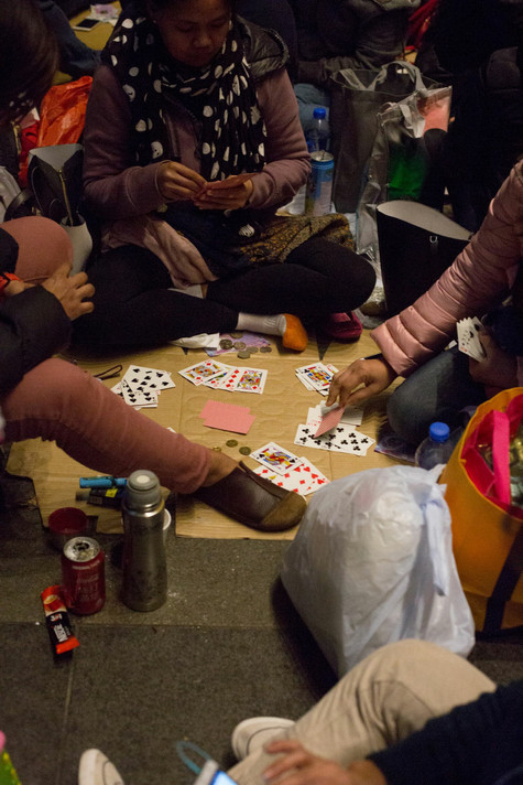 Wolfgang Tillmans. Playing cards, Hong Kong. 2018