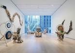 Installation view of the gallery Guadalupe Maravilla: Luz y fuerza, The Museum of Modern Art, October 30, 2021–October 30, 2022. Photo: David Almeida. Digital Image © 2022, The Museum of Modern Art