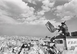 Ryoji Akiyama. Two Men Dumping Factory Waste onto a Junk Pile, Tokyo Bay. 1969. Gelatin silver print, 7 15/16 × 11 15/16&#34; (20.3 × 30.3 cm). Gift of the artist. © 2021 Ryoji Akiyama