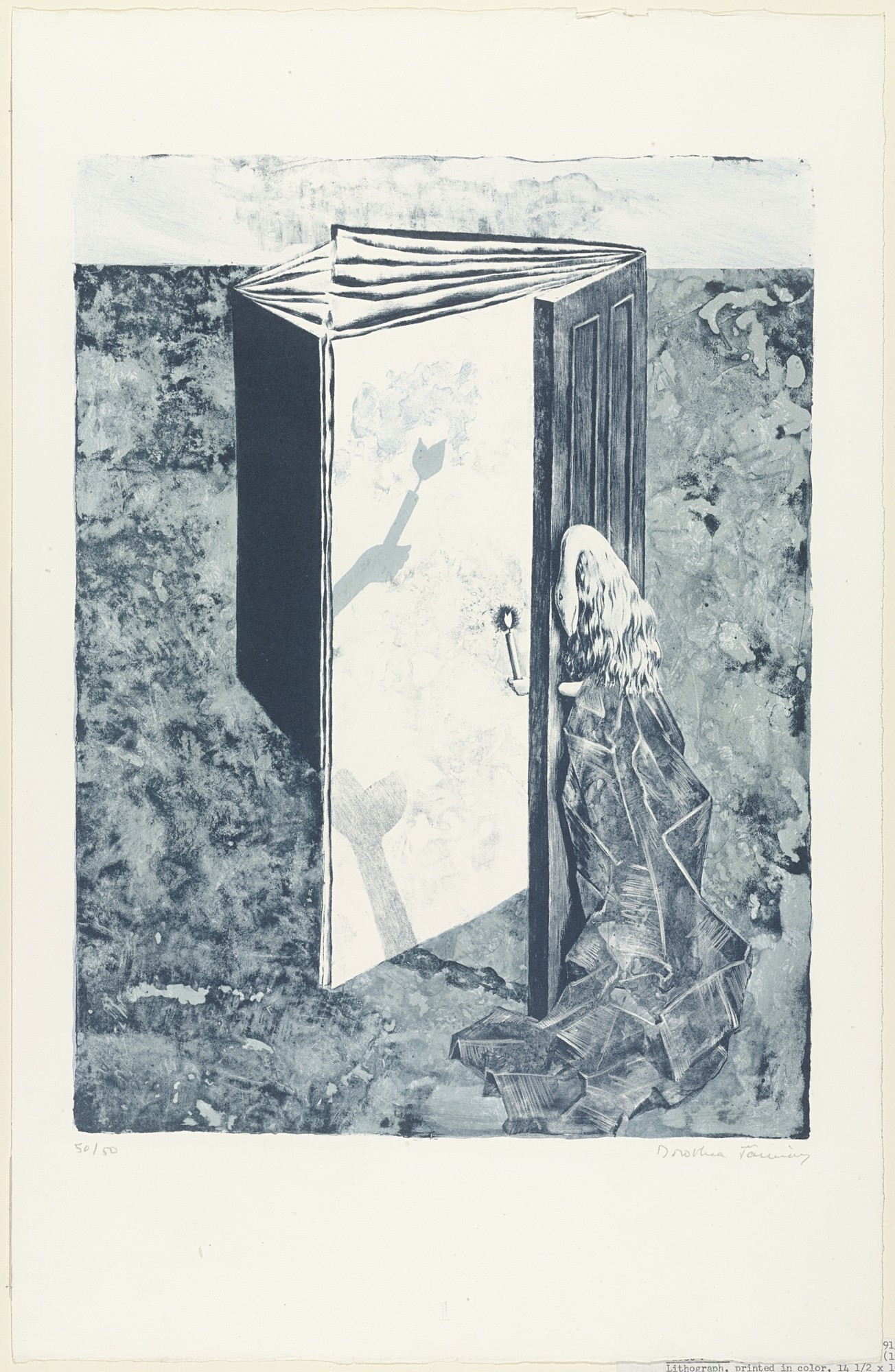 Dorothea Tanning. First Peril (Premier péril) from The 7 Spectral Perils  (Les 7 périls spectraux). 1950 | MoMA