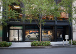 Installation view of The Modern Window: Derrick Adams, The Museum of Modern Art, New York, October 12, 2021–October 31, 2022. Photo: David Almeida