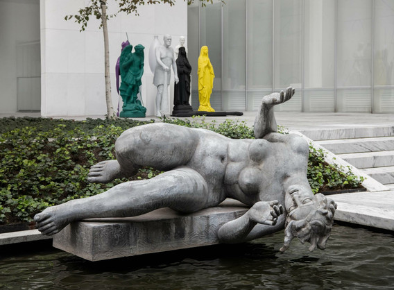 View of the the Abby Aldrich Rockefeller Sculpture Garden, 2019