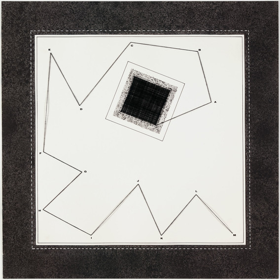 Anna Maria Maiolino. Desde A até M (De A a M) de la serie Mapas Mentais (Mapas mentales). 1972–99