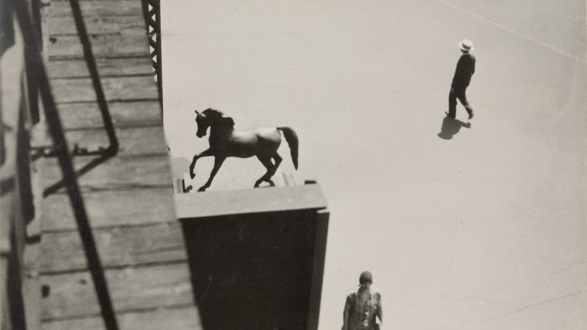 Berenice Abbott. El at Columbus Avenue and Broadway. 1929. Gelatin silver print, 6 3/16 × 8 5/16&#34; (15.7 × 21.2 cm). Purchase. © 2022 Estate of Berenice Abbott