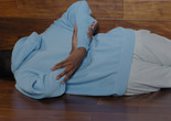 Tyler Mitchell, Untitled (Powder Blue 2017 Hoodie), 2019. Archival pigment print, 40 3/8 × 50&#34; (12.7 × 127 cm). Courtesy the artist