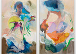 Suzanne Jackson. Wind and Water. 1975. Acrylic paint and pencil on canvas, two panels, each panel: 97 × 60&#34; (246.4 × 152.4 cm). Acquired through the generosity of The Modern Women’s Fund, Alice and Tom Tisch, Anne and Joel Ehrenkranz, Marie-Josée and Henry R. Kravis, Michael S. Ovitz, Ronnie F. Heyman, and Pamela J. Joyner and Alfred J. Giuffrida